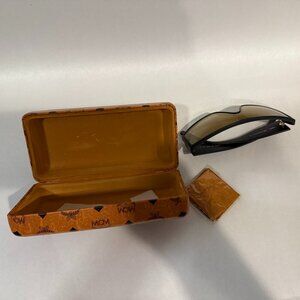 McM Men's Shield Sunglasses Color: Matte Black/Gold